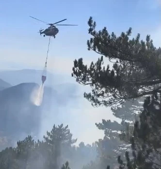 Fethiye&rsquo;de orman yangını