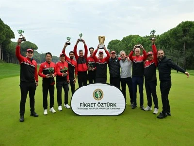 Fikret &Ouml;zt&uuml;rk Kul&uuml;plerarası Golf Turnuvası'nda şampiyon Kemer Golf Kul&uuml;b&uuml;