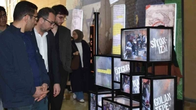 Filistin&rsquo;deki soykırımı anlatan "Hafıza Sergisi" a&ccedil;ıldı
