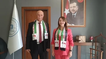 Filistin halkının yanında olmak i&ccedil;in kardeş şehir oldular
