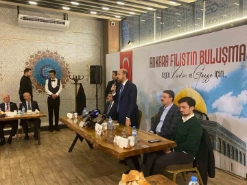 Filistinli hastalar ve Gazzeli &ouml;ğrenciler i&ccedil;in "Ankara Filistin Buluşması" d&uuml;zenlendi
