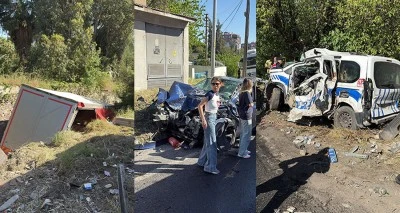 Freni patlayan tır karşı şeride ge&ccedil;ti: &Ouml;l&uuml; ve yaralılar var