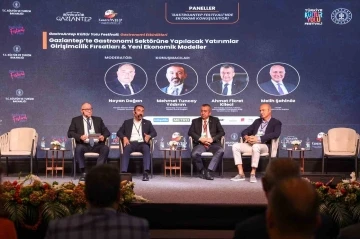 Gastroantep festivali kapsamında ilk panel d&uuml;zenlendi
