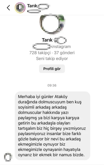 Gazeteciyi &ouml;l&uuml;mle tehdit eden dolmuş şof&ouml;r&uuml; i&ccedil;in polis harekete ge&ccedil;ti