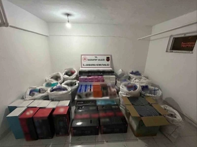 Gaziantep 3 milyon TL değerinde ka&ccedil;ak elektronik eşya ele ge&ccedil;irildi: 2 g&ouml;zaltı

