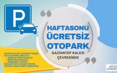 Gaziantep B&uuml;y&uuml;kşehir&rsquo;den tarihi b&ouml;lgede otopark sorununa pratik &ccedil;&ouml;z&uuml;m
