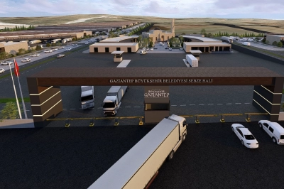 Gaziantep'e T&uuml;rkiye&rsquo;nin En Gelişmiş Akıllı Meyve Sebze Hali Geliyor