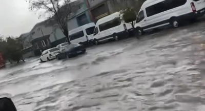 Gaziantep&rsquo;te şiddetli sağanak hayatı olumsuz etkiledi