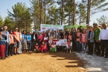 Gaziantep&rsquo;te yanan ormanlık alana 2 bin yeni fidan dikildi
