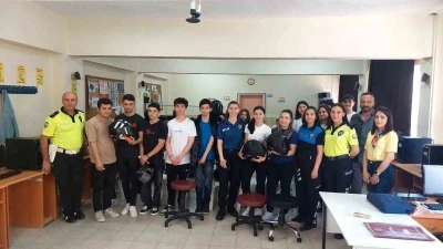 Gazipaşalı gen&ccedil;lere kaskın &ouml;nemi anlatıldı
