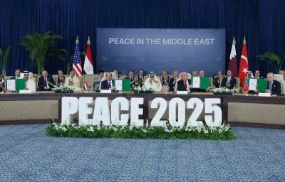 Gazze'de barış i&ccedil;in tarihi imzalar atıldı