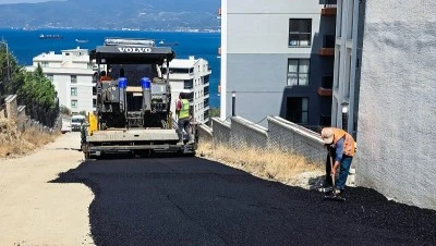 Gemlik Belediyesi'nden asfaltlama &ccedil;alışmaları