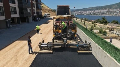 Gemlik Belediyesi'nden asfaltlama &ccedil;alışmaları
