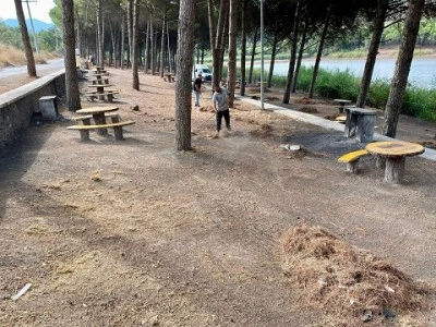 Gemlik Kurtul Piknik Alanı'nda genel temizlik