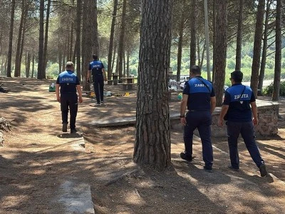 Gemlik mesire alanlarında denetimler sıklaştı