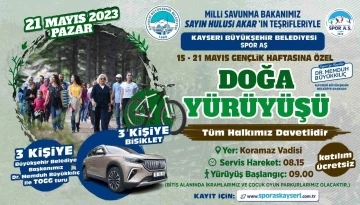 Gen&ccedil; dostu B&uuml;y&uuml;kşehir&rsquo;den Gen&ccedil;lik Haftası&rsquo;na &ouml;zel &lsquo;doğa y&uuml;r&uuml;y&uuml;ş&uuml;&rsquo;
