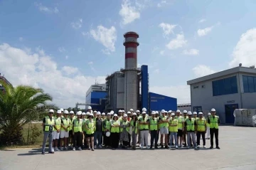 Gen&ccedil; m&uuml;hendis adayları, elektrik &uuml;retimini yerinde inceledi
