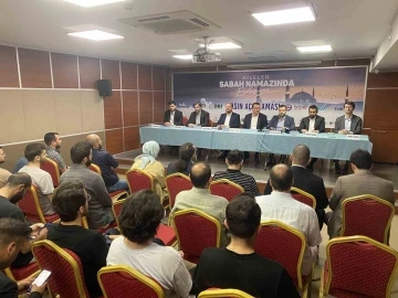 &ldquo;Gen&ccedil;ler ve Aileler Sabah Namazında Buluşuyor&rdquo; programı i&ccedil;in &ccedil;ağrı yapıldı
