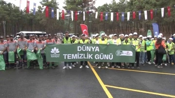 Gen&ccedil;lik ve Spor Bakanı Osman Aşkın Bak, &ccedil;evre temizliği farkındalık etkinliğine katıldı
