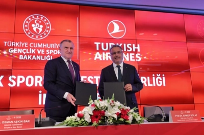 Gen&ccedil;lik ve Spor Bakanlığı ile THY'den 'T&uuml;rk Sporuna Destek ve İş Birliği' Protokol&uuml;