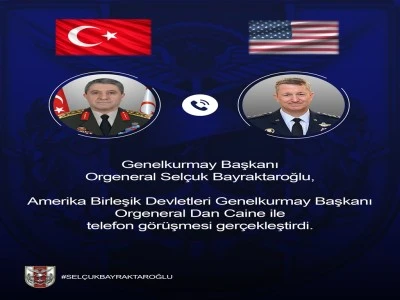 Genelkurmay Başkanı Orgeneral Bayraktaroğlu, ABD&rsquo;li mevkidaşı Caine ile g&ouml;r&uuml;şt&uuml;