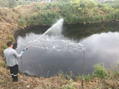 Germencik Belediyesi&rsquo;nden yaz &ouml;ncesi yoğun ila&ccedil;lama mesaisi
