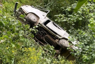 Giresun&rsquo;da kamyonet dere yatağına u&ccedil;tu: 1 &ouml;l&uuml;