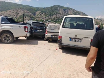 Giresun&rsquo;da zincirleme trafik kazası: 1 yaralı
