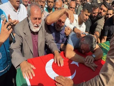 Girne&rsquo;deki gemi kazasında yaşamını yitiren Mustafa'nın cenazesi toprağa verildi