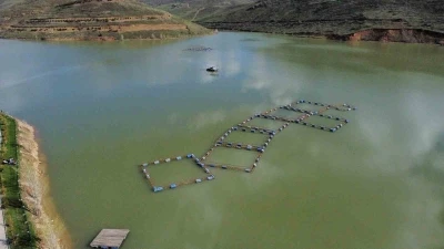 G&ouml;k&ccedil;edere G&ouml;leti&rsquo;nin su seviyesi yağışlardan sonra y&uuml;kseldi
