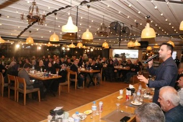 G&ouml;khan Din&ccedil;er Mudanya'da Dağ-Der &uuml;yeleriyle ve dağlı vatandaşlarla buluştu