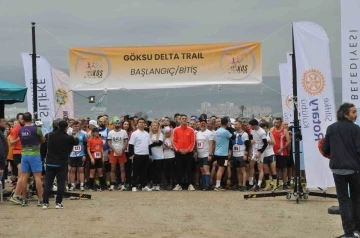 G&ouml;ksu Deltası Kuş Cennetinde 5 &uuml;lkeden 500 sporcu koştu
