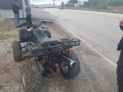 G&ouml;lbaşı&rsquo;nda ATV devrildi: 2 yaralı
