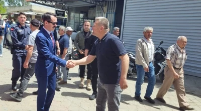 G&ouml;rdes sanayi sitesi esnafı 5 bin kişilik yemek hayrı yaptı
