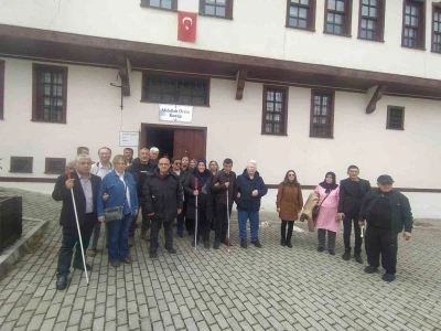 G&ouml;rme engellilerden k&uuml;lt&uuml;r gezisi
