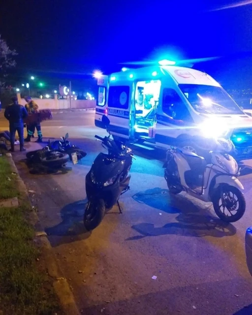 G&uuml;l&uuml;&ccedil;&rsquo;teki trafik kazasında motosiklet s&uuml;r&uuml;c&uuml;s&uuml; yaralandı
