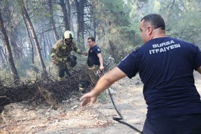 G&uuml;ndoğdu orman yangını kontrol altına alındı