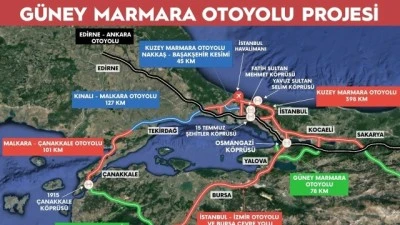 G&uuml;ney Marmara Otoyolu yapılıyor! 