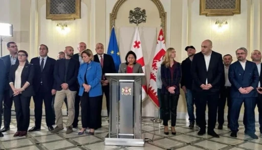 G&uuml;rcistan Cumhurbaşkanı Zurabişvili: "Se&ccedil;imleri tanımıyorum"