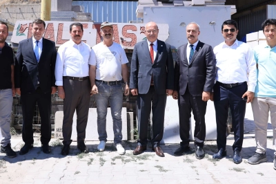 G&uuml;rsel Baran&rsquo;dan G&ouml;lbaşı&rsquo;ndaki Taş ve Mermer Firmalarına Ziyaret