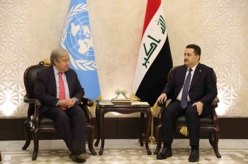 Guterres, Irak&rsquo;ta Cumhurbaşkanı Reşid ve Başbakan Sudani ile g&ouml;r&uuml;şt&uuml;
