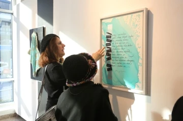 G&uuml;zel sanatlar akademisi &ouml;ğrencilerinden &lsquo;Maviye yolculuk&rsquo;
