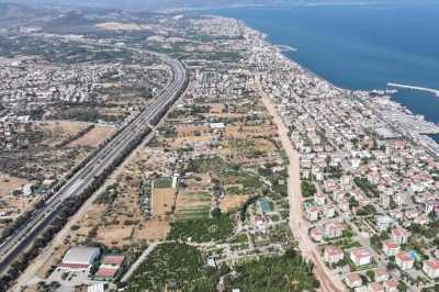 G&uuml;zelbah&ccedil;e 75. Yıl Cumhuriyet Bulvarı&rsquo;nda Sona Doğru