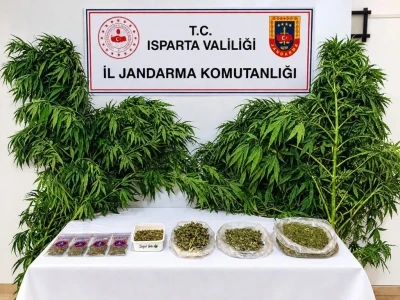 Isparta&rsquo;da uyuşturucu operasyonlarında 62 ş&uuml;pheli yakalandı