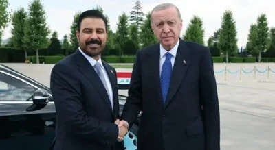 Cumhurbaşkanı Erdoğan, Irak Başbakanı ez-Zeydi'yi resmi t&ouml;renle karşıladı