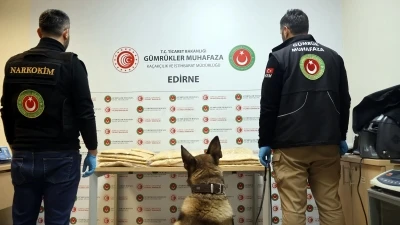 Kapıkule&rsquo;de TIR&rsquo;da 50 kilo 506 gram uyuşturucu ele ge&ccedil;irildi