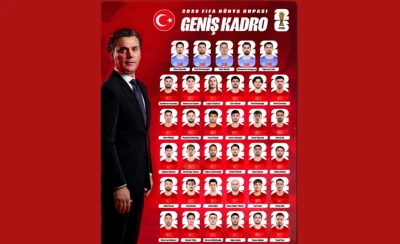 A Milli Futbol Takımı&rsquo;nın 2026 FIFA D&uuml;nya Kupası geniş kadrosu a&ccedil;ıklandı