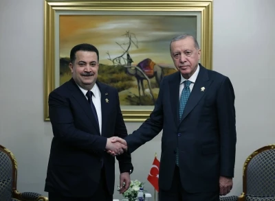Cumhurbaşkanı Erdoğan, Irak Başbakanı Sudani ile g&ouml;r&uuml;şt&uuml;