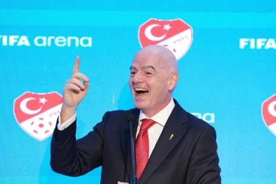 FIFA Başkanı Infantino, T&uuml;rkiye tezah&uuml;ratı yaptı