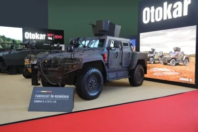 Avrupa Birliği&rsquo;nde &uuml;retilen ilk T&uuml;rk zırhlı aracı &ldquo;COBRA II&rdquo; Romanya&rsquo;da sahneye &ccedil;ıktı